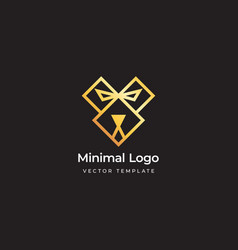 Lion Head Minimal Logo Template