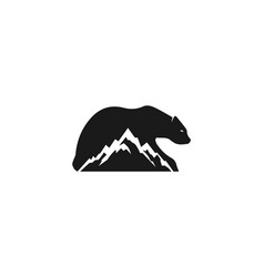 Mountain Bear Logo Design Concept