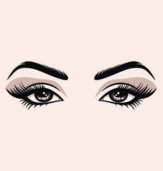 Hand Drawn Woman S Female Sexy Eyes