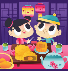 Super Cute Mid Autumn Festival Kids Tea Party