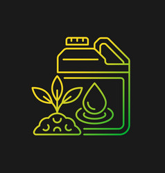 Liquid Fertilizer Gradient Icon For Dark Theme