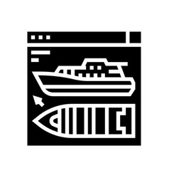 Ship Design Concept Marine Glyph Icon