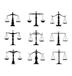 Justice Judicial Law Balance Scale Icons