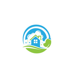 Modern Creative Home Cleaning Services Logo