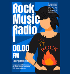 Rock Music Radio Brochure Template Flyer Booklet