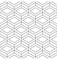 Hexagon Rhombus Geometric Seamless Pattern Texture