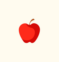 Red Apple Flat Icon Solid And Line Icons