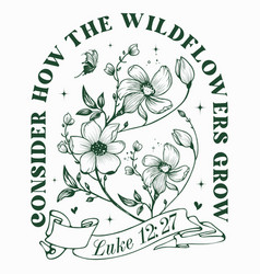 Consider How The Wildflowers Grow Luke 12 27