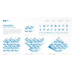 Innovation Project Start Up Modular Isometric