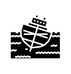 Ship Stability Marine Glyph Icon