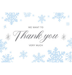 Thank You Very Much Card Template With Hand Drawn