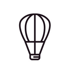 Flat Bold Hot Air Balloon