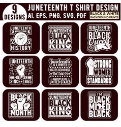 Juneteenth Black History Month Typography T Shirt