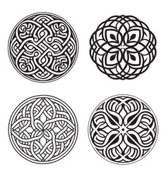 Celtic Ornament Circular Round Mandala Set Tattoo