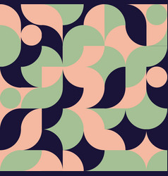 A Stylish Flat Geometric Shapes Seamless Pattern