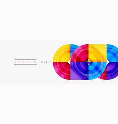 Circle Abstract Background Wallpaper Banner