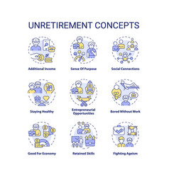 Customizable Icons Representing Unretirement