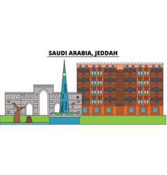 Saudi Arabia Jeddah City Skyline Architecture