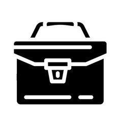 Portfolio Folder Glyph Icon