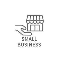 Handmade Small Business Line Icon