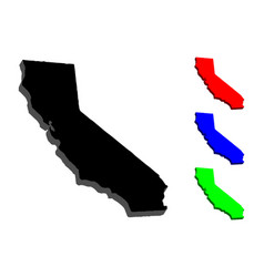 3d Map Of California