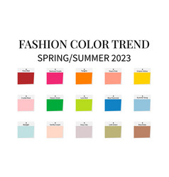 Fashion Color Trend Spring - Summer 2023 Trendy