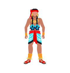 Flat Mayan Person