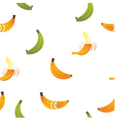 Banana Friut Icon Seamless Pattern