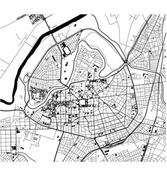 Map City Larissa Greece