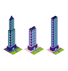 Skyscraper Isometric Set