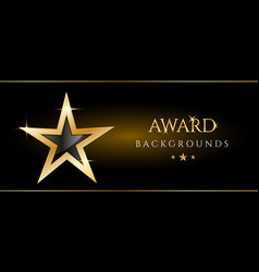 Award Ceremony Luxurious Background With Star