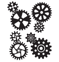 Cogs And Gears Interlocking Design