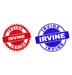 Irvine Rounded And Rosette Stamp Seals