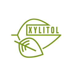 Xylitol Linear Icon Pictogram Editable