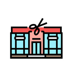 Beauty Parlour Shop Color Icon