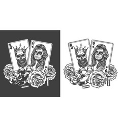 Gangsta Concept With Playing Card