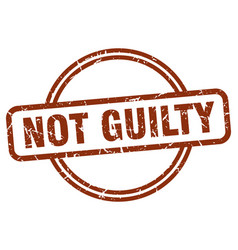 Not Guilty Stamp