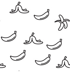 Banana Friut Icon Seamless Pattern