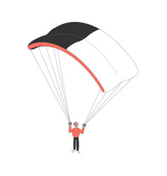 Isometric Parachute Jump Composition