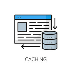 Caching Cdn Content Delivery Network Icon