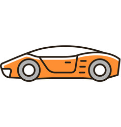 Supercar Rgb Color Icon