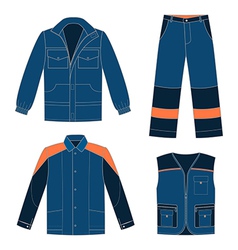 Workwear jacket Royalty Free Vector Image - VectorStock