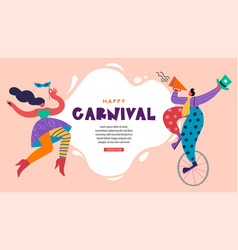 Happy Carnival Festival And Circus Event Design