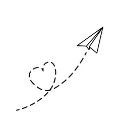 Black And White Paper Airplane Coloring Page