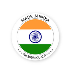 Modern Made In India Label