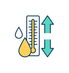 Body Temperature Regulation Rgb Color Icon