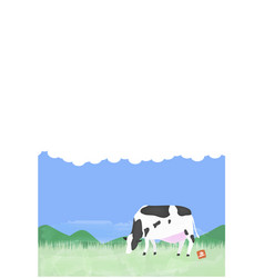 New Years Card Postcard Template Of Holstein