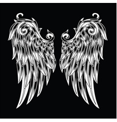 Set of wings Royalty Free Vector Image - VectorStock