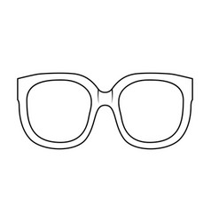 Angular Frame Glasses Fashion Accessory