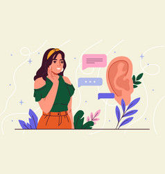 Woman With Listening Skill